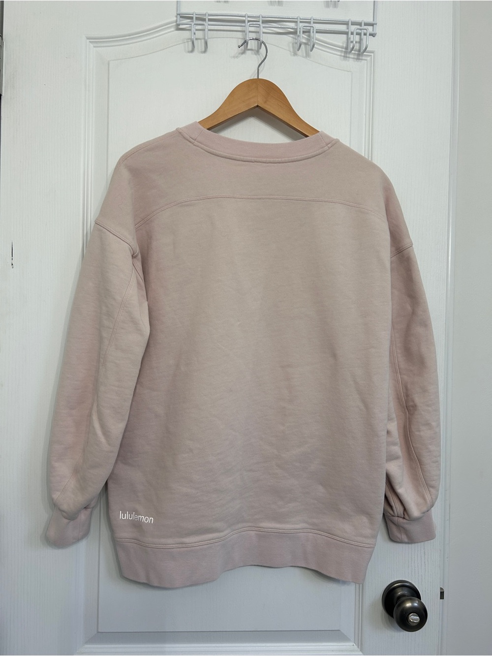 Lululemon Perfectly Oversized Crew • Light Pink • ~ Sz 6 - Picture 5 of 9
